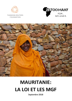 Mauritania: The Law and FGM/C (2018, French)